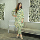 Ready to wear Parrot Green High low Co-ord set